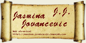 Jasmina Jovančević vizit kartica